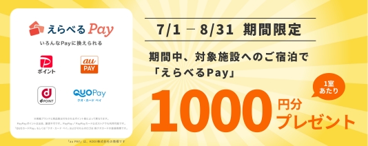 えらべるPay®️1000円分付与キャンペーン